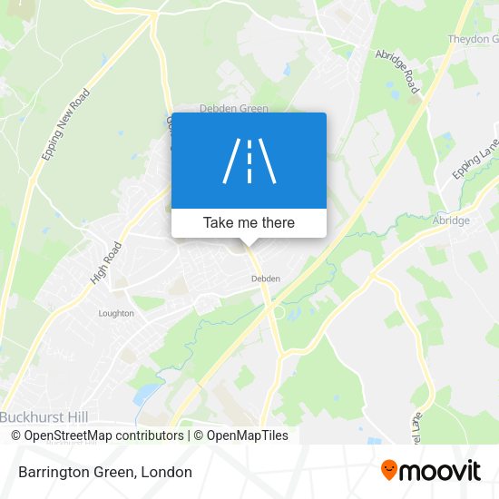 Barrington Green map
