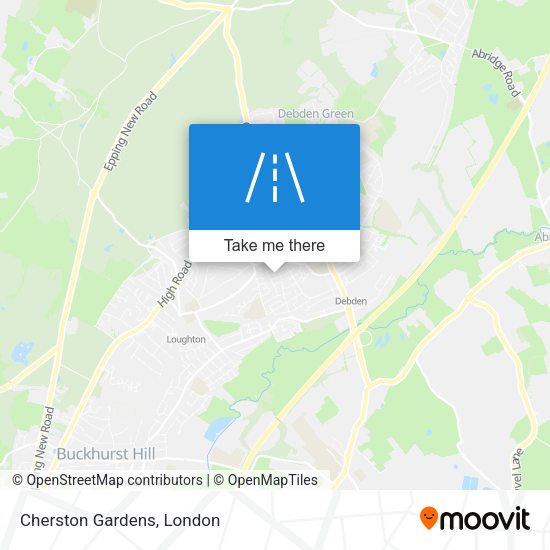 Cherston Gardens map