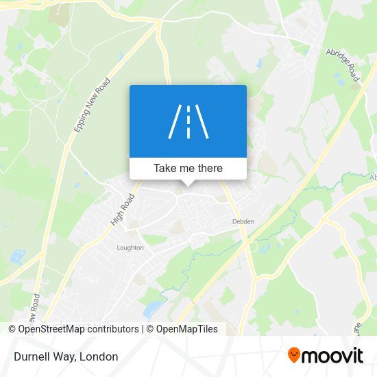 Durnell Way map