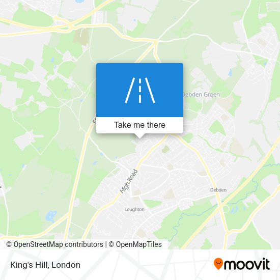 King's Hill map