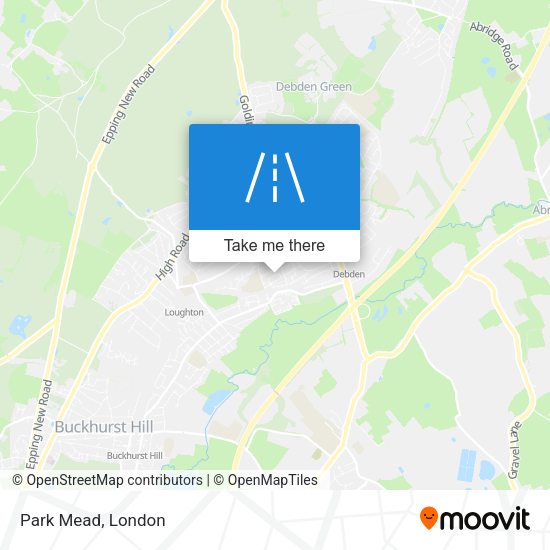 Park Mead map