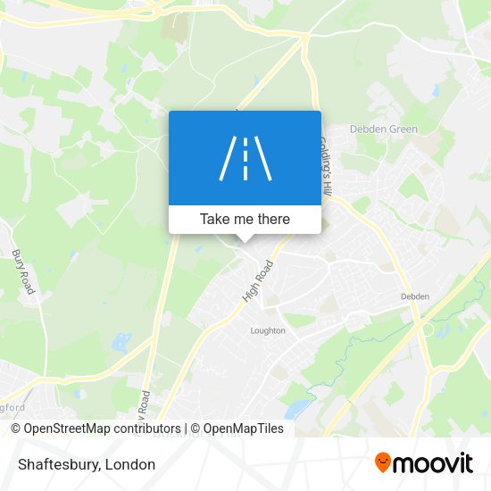 Shaftesbury map