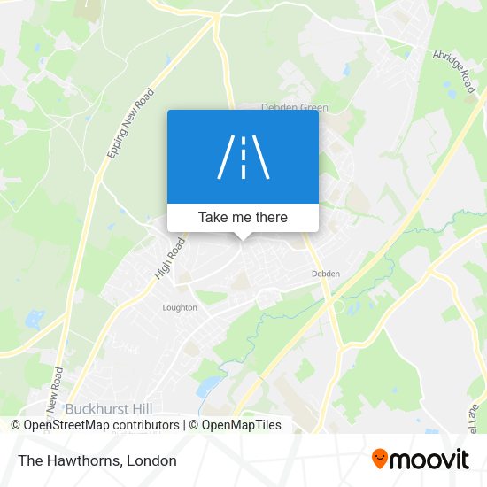 The Hawthorns map
