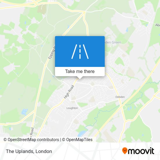 The Uplands map