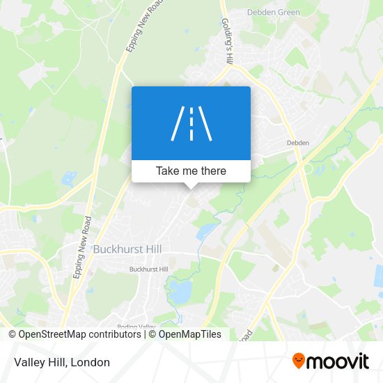 Valley Hill map