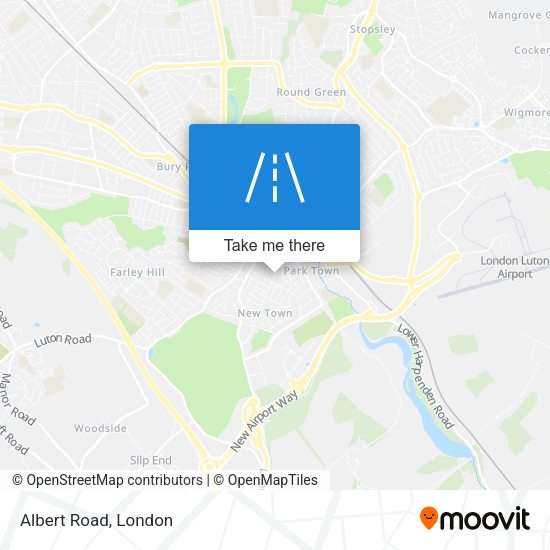 Albert Road map