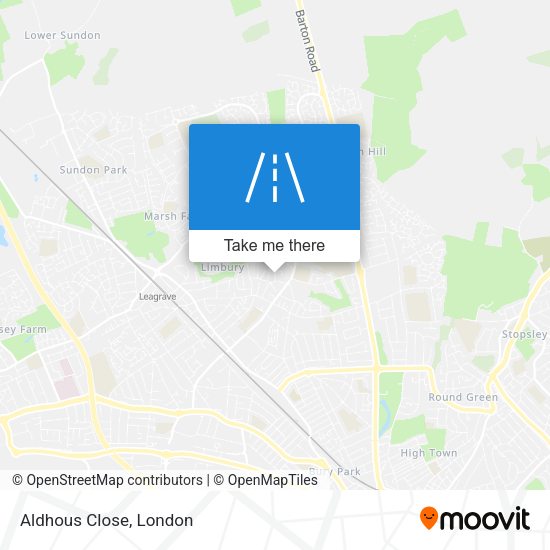 Aldhous Close map