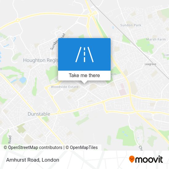 Amhurst Road map