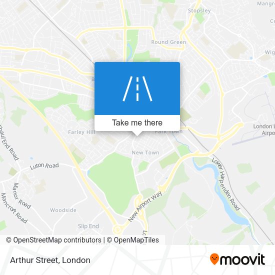 Arthur Street map