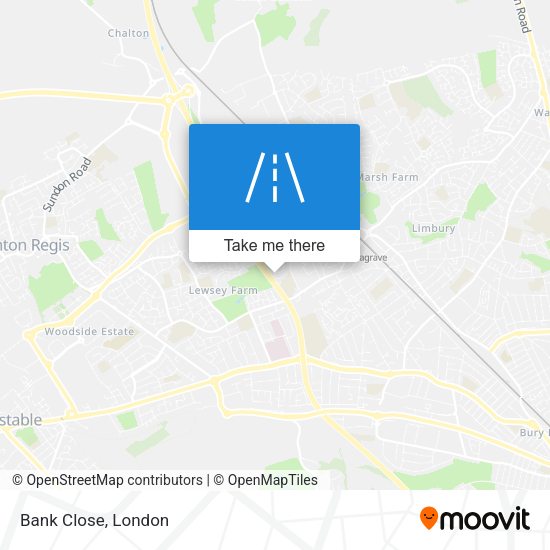 Bank Close map