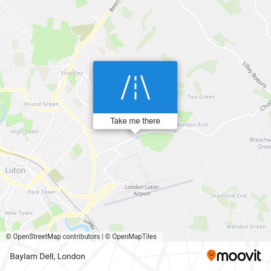 Baylam Dell map