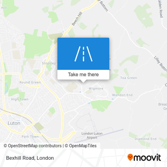 Bexhill Road map