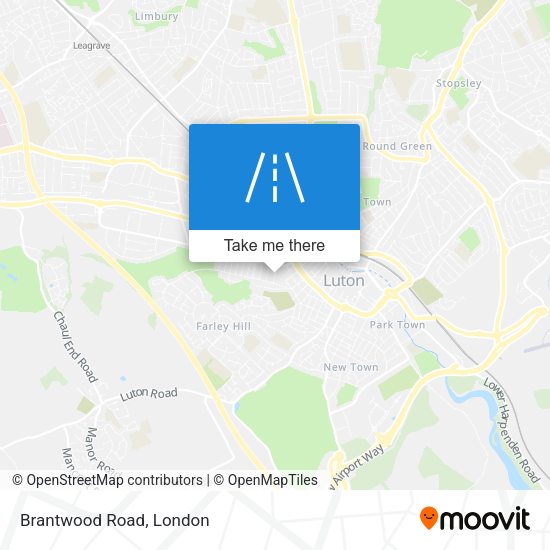 Brantwood Road map