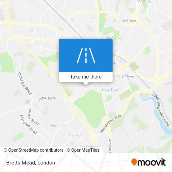 Bretts Mead map