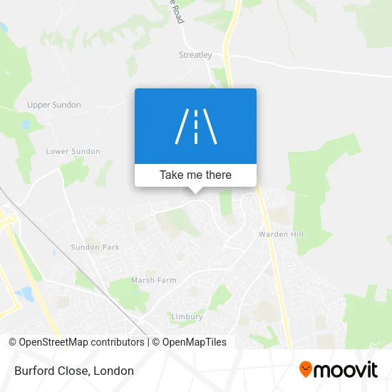 Burford Close map