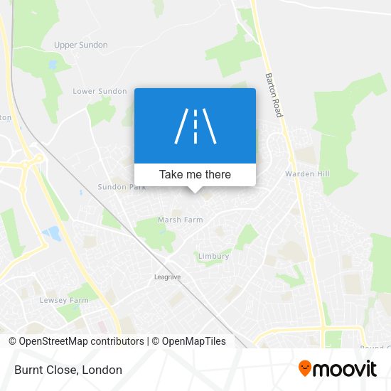 Burnt Close map