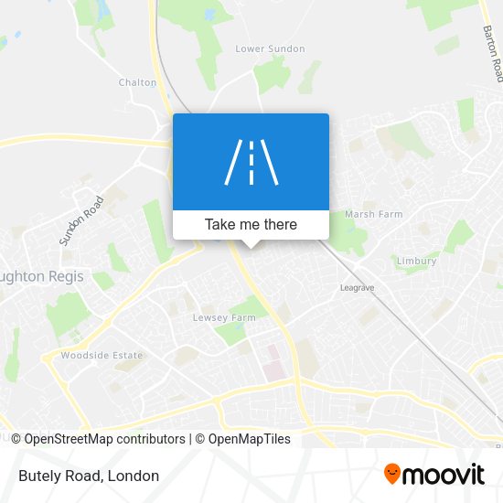 Butely Road map