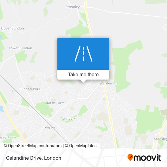 Celandine Drive map