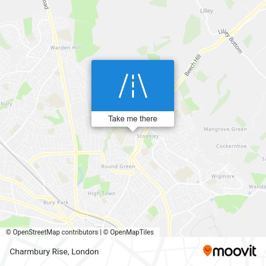 Charmbury Rise map