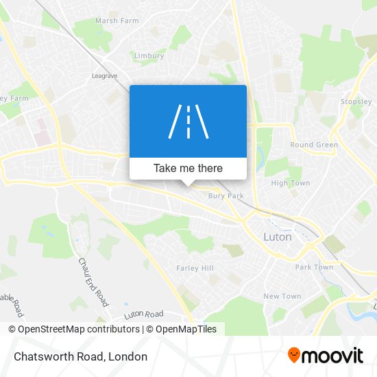 Chatsworth Road map