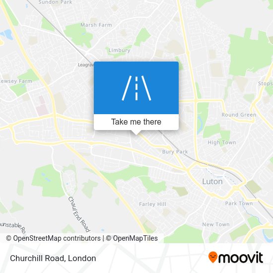 Churchill Road map