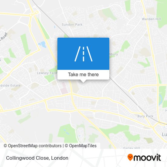 Collingwood Close map
