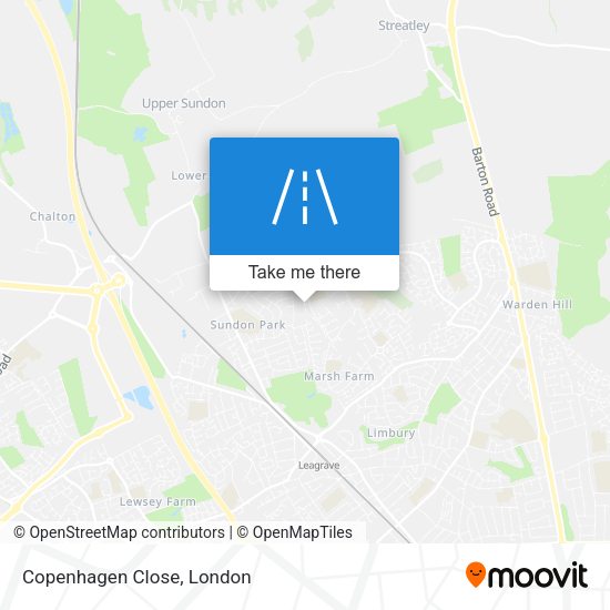 Copenhagen Close map