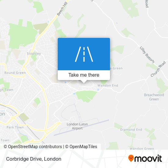 Corbridge Drive map