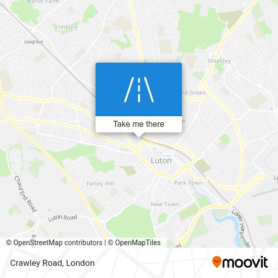Crawley Road map