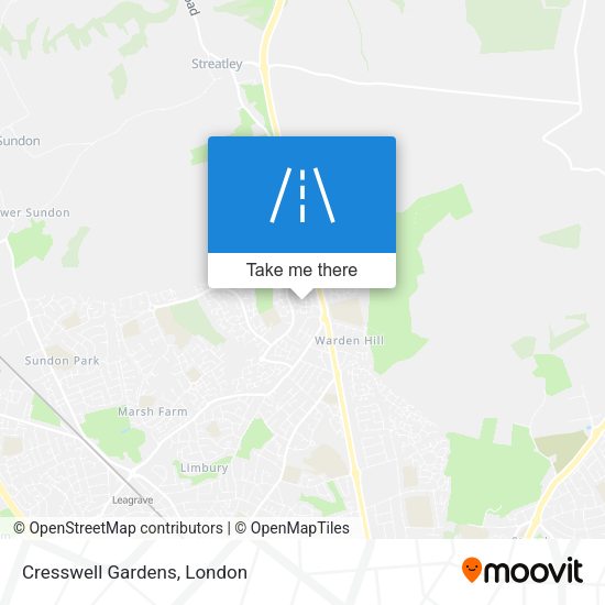 Cresswell Gardens map