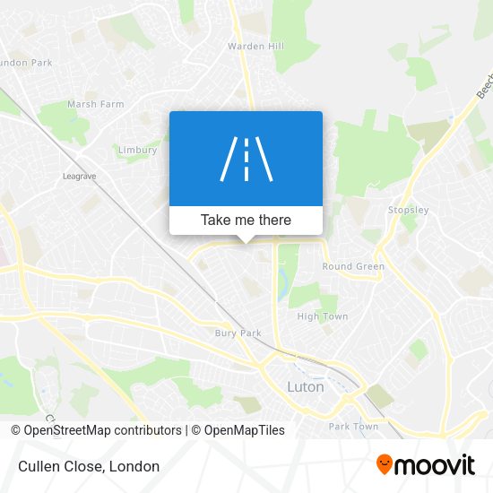 Cullen Close map