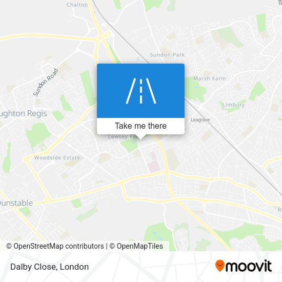 Dalby Close map
