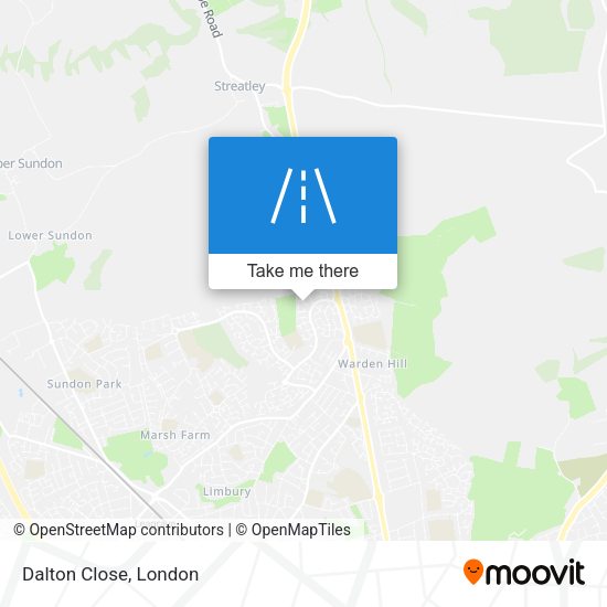 Dalton Close map