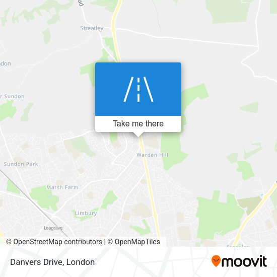 Danvers Drive map