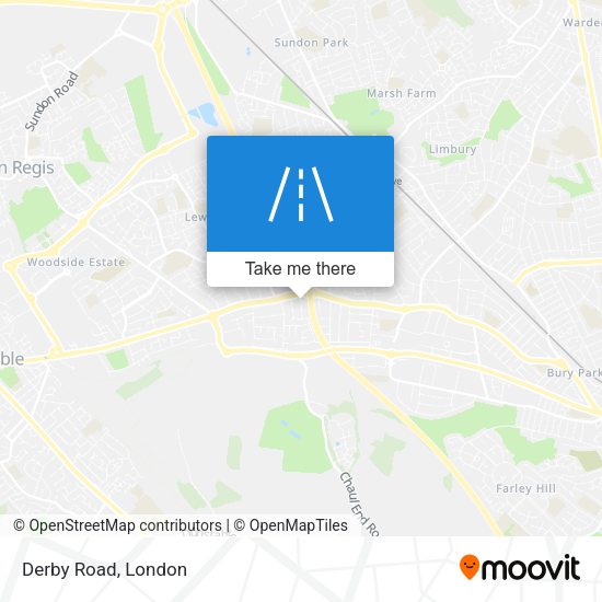 Derby Road map