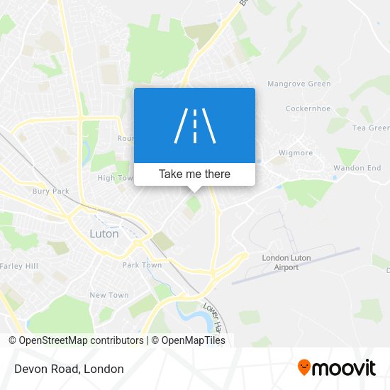 Devon Road map