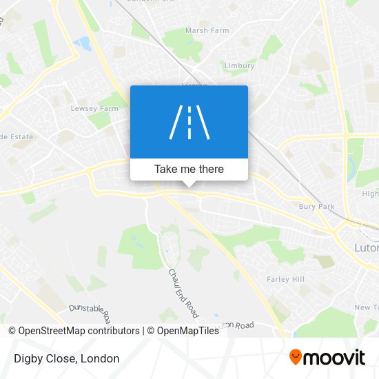 Digby Close map