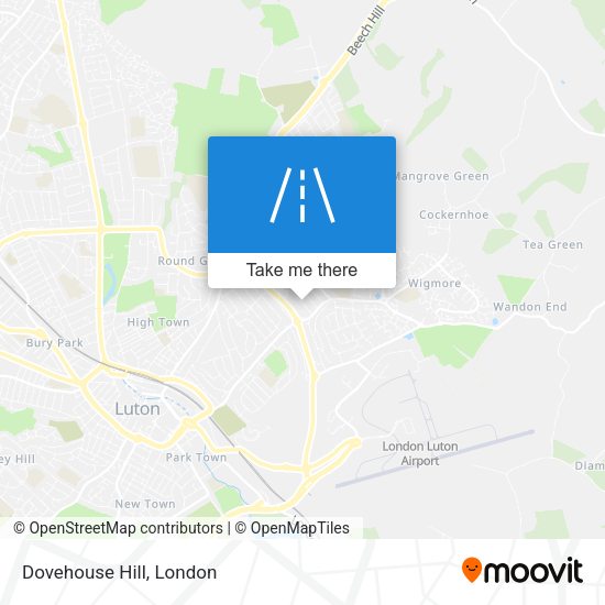 Dovehouse Hill map