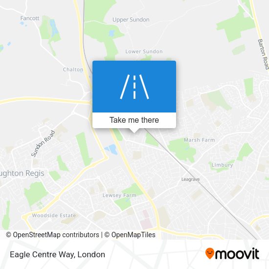 Eagle Centre Way map