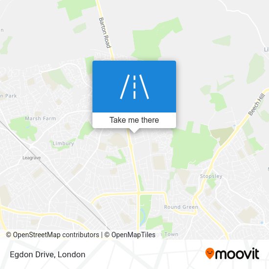 Egdon Drive map
