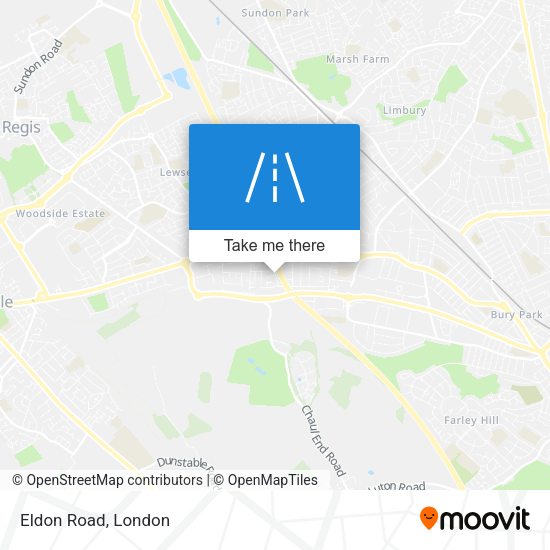 Eldon Road map