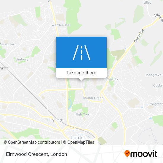 Elmwood Crescent map