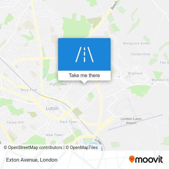 Exton Avenue map