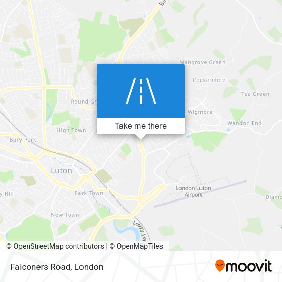 Falconers Road map