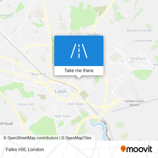 Falks Hill map