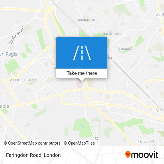 Faringdon Road map