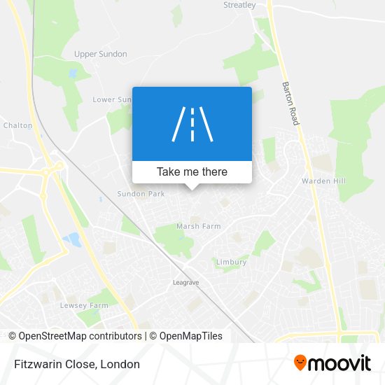 Fitzwarin Close map