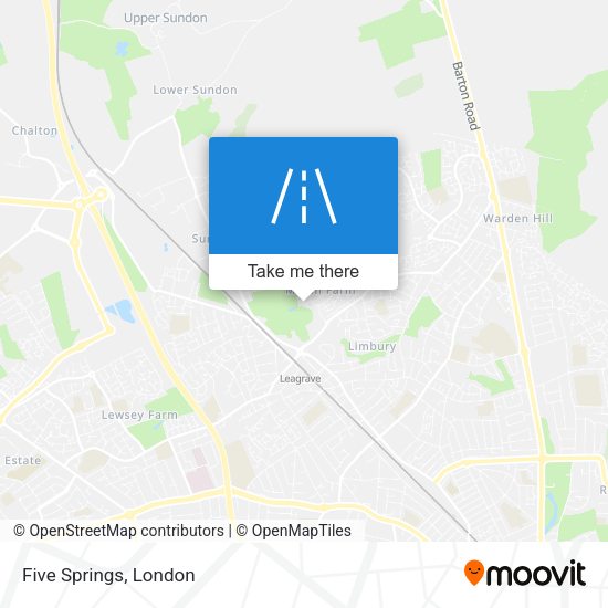 Five Springs map