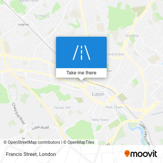 Francis Street map