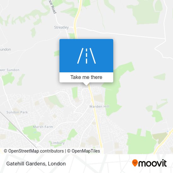 Gatehill Gardens map